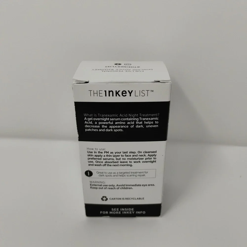 The InKey List Tranexamic Acid Serum Hyperpigmentation Night Treatment Lot of 3